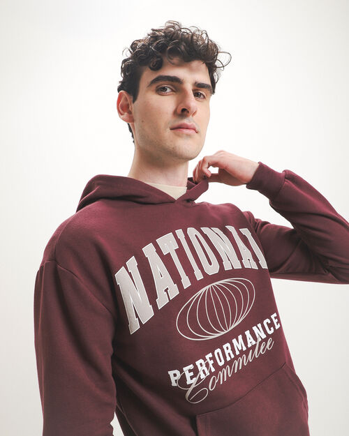 Sudadera Caf&eacute; Gorro