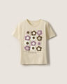 Playera Beige Texto Love,ARENA