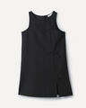 Vestido Negro Mo&ntilde;os,NEGRO