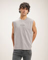 Playera Gris Sin Mangas,GRIS