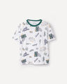 Playera Relaxed B&aacute;squet,BLANCO