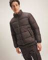 Chamarra Puffer Beige,CHOCOLATE