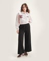 Jogger Negro Wide Leg,NEGRO