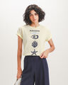 Playera Regular Amarilla,AMARILLO CLARO