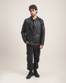Jogger Cargo Mezclilla,NEGRO