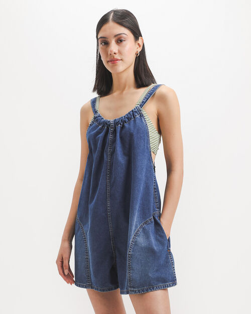Jumpsuit De Mezclilla Azul