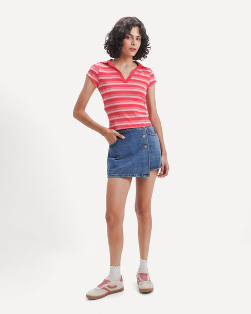 Short Falda Botones