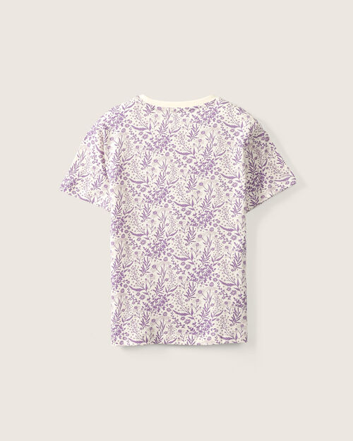 Playera Manga Corta Flores