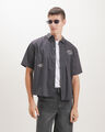 Camisa Gris Rayas,GRIS OBSCURO