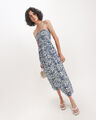 Vestido Midi Strapless,BLANCO P1