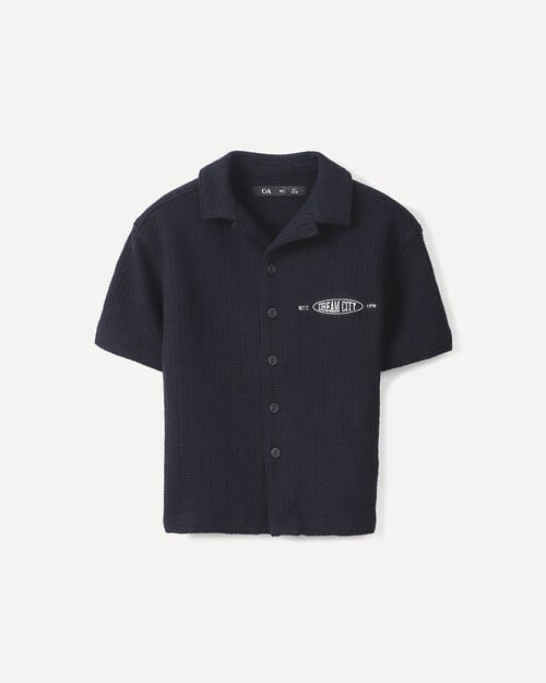 Camisa Azul Dise&ntilde;o