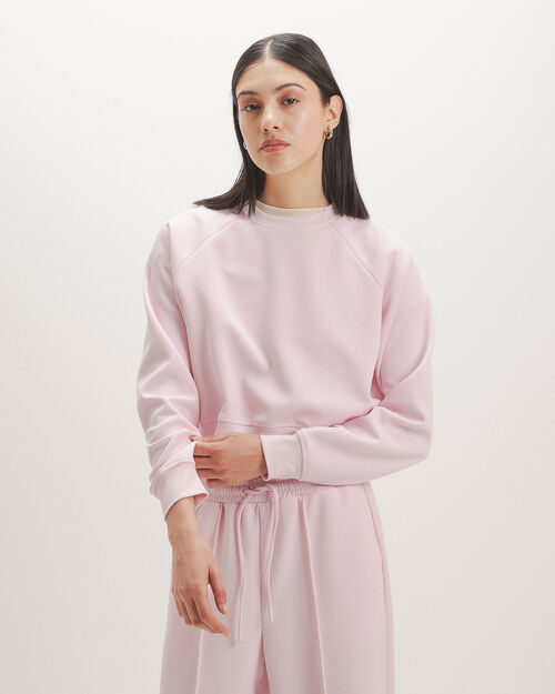 Sudadera Boxy Rosa