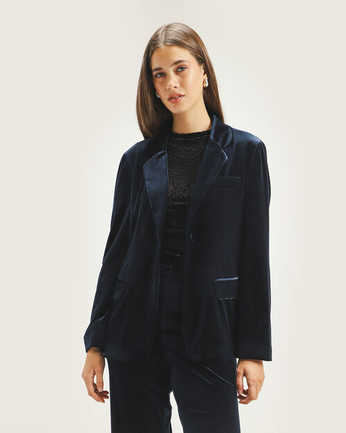 Blazer Azul Solapa