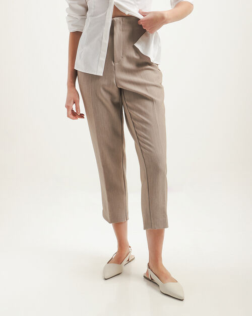 Pantal&oacute;n Caf&eacute; Pinzas