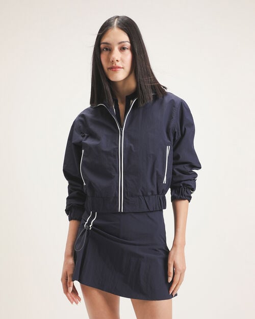 Chamarra Azul Deportiva