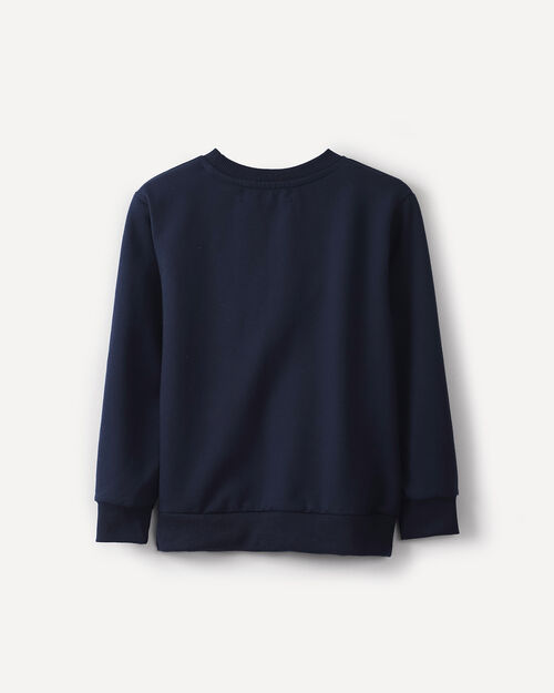 Sudadera Azul Cerrada