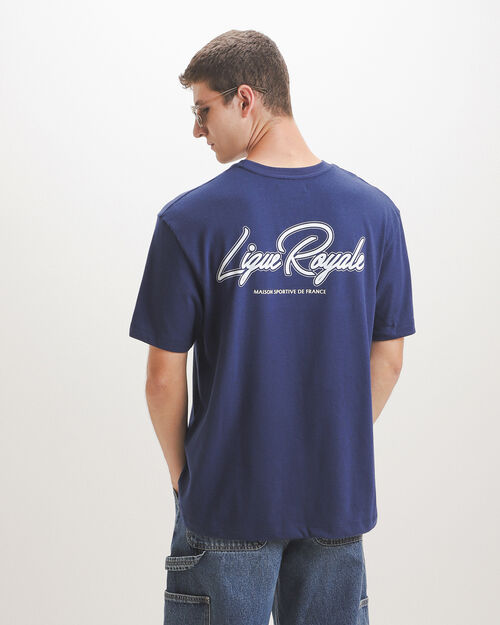 Playera Azul Gr&aacute;fico