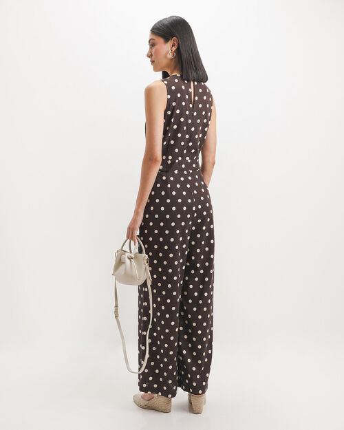 Jumpsuit Estampado Lunares