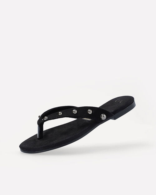 Sandalias Negras Studs