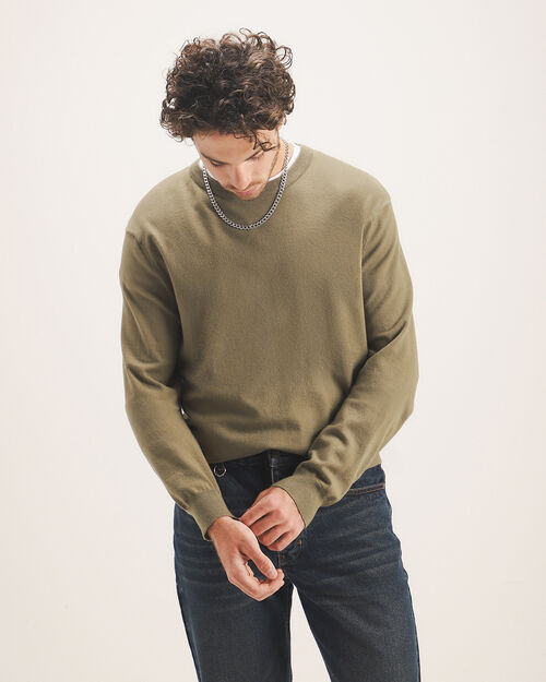 Suéter Verde De Punto