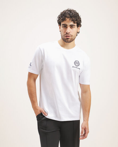 Playera Blanca Yale University