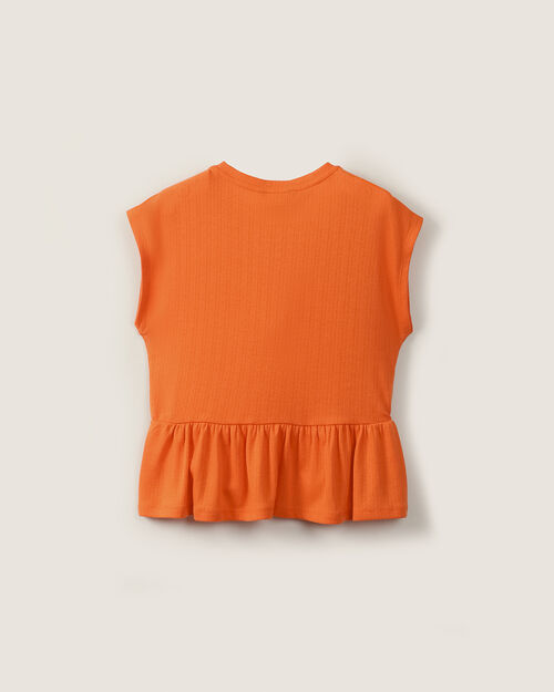 Blusa Peplum Sin Mangas