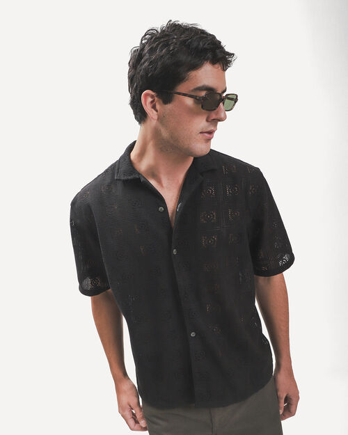 Camisa Resort Negra