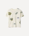 Playera Gr&aacute;fico Desierto,CRUDO