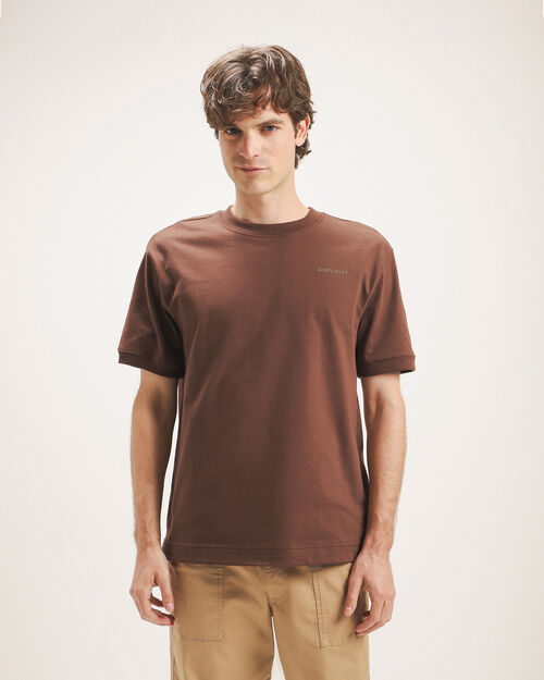 Playera Fit Relaxed Café