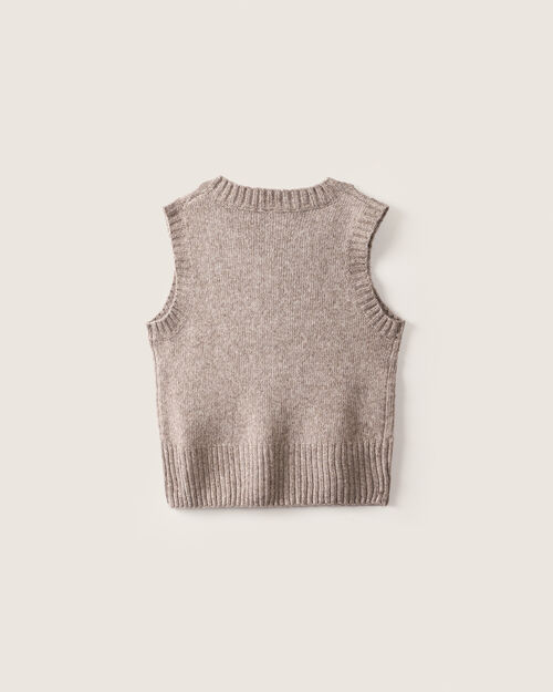 Chaleco Café De Punto