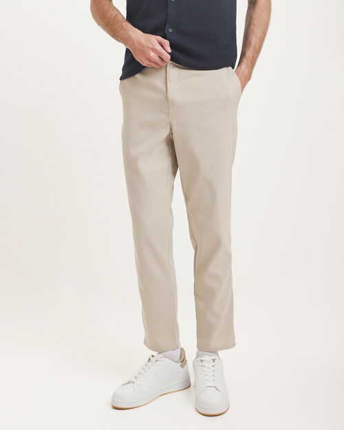 Pantal&oacute;n Slim Beige