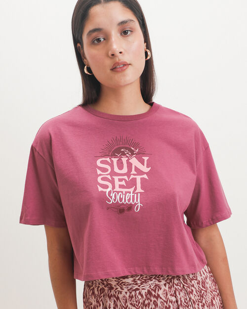 Playera Cropped Dise&ntilde;o