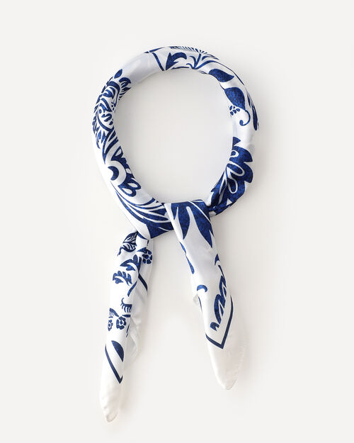 Bandana Floral Azul