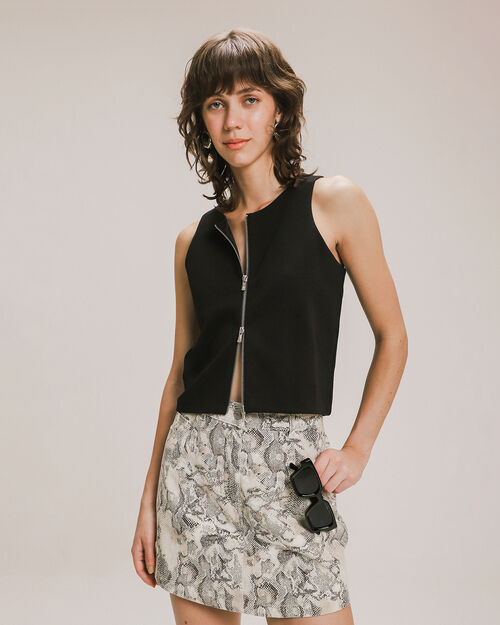 Tank Top Cremallera
