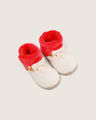 Pantufla Navideña Santa,ROJO