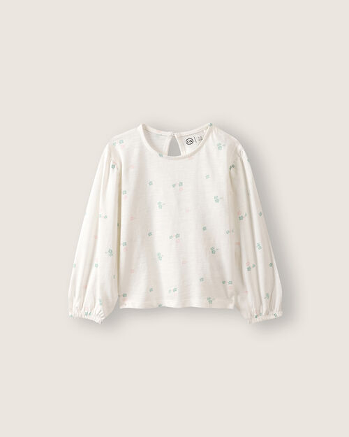 Playera Estampada Blanca
