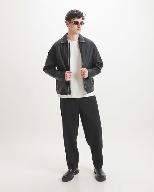 Chamarra Oversize Negra