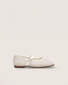 Balerina Mary Jane Mesh,BLANCO