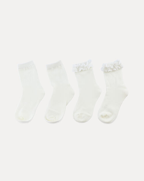 Calcetines Blancos Encaje