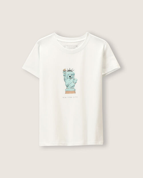 Playera Blanca Manga Corta