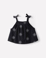 Blusa Estampado Flores,NEGRO