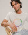 Playera Negra Estampada,BLANCO P1