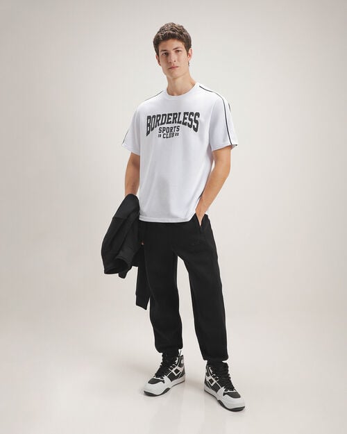 Playera Blanca Estampada