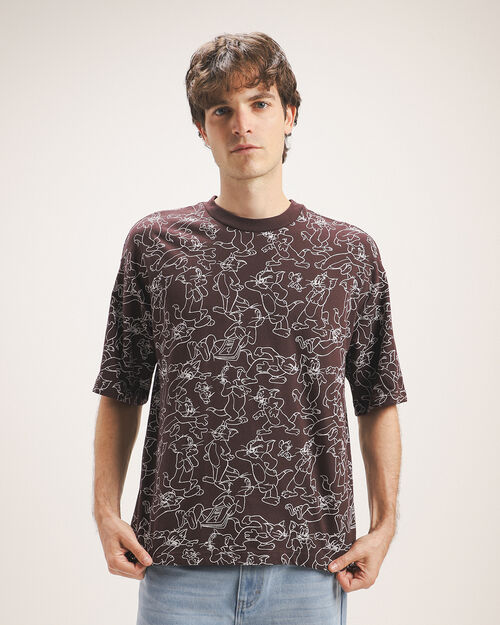 Playera Café Tom Y Jerry