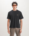 Playera Henley Negra,NEGRO