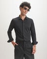 Camisa Fit Regular,NEGRO