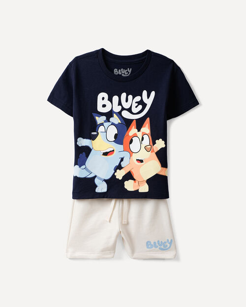 Conjunto Short Playera Bluey
