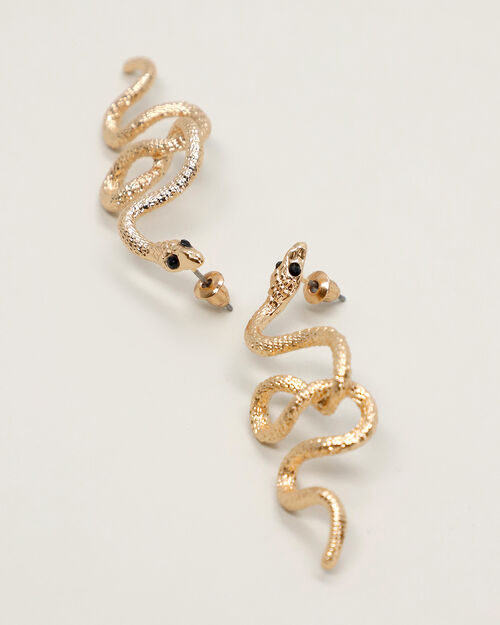 Aretes Dise&ntilde;o Serpiente