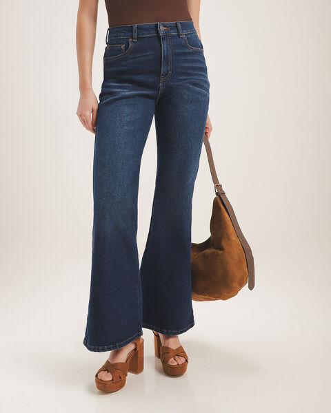 Jeans Azul Fit Flare