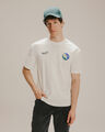 Playera Relaxed Rayas,BLANCO